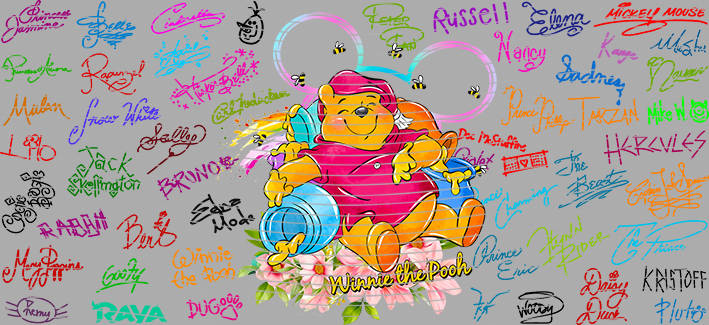 16oz Disney style-D-1301